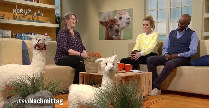 Sanda Hümpel im NDR Studio